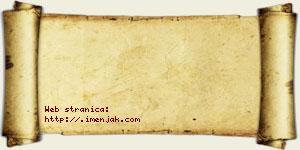 Sara Šijakov vizit kartica